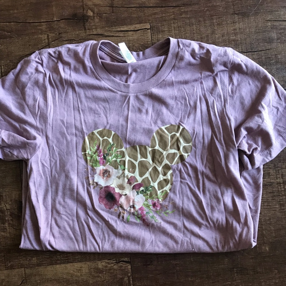 Giraffe floral Disney shirt